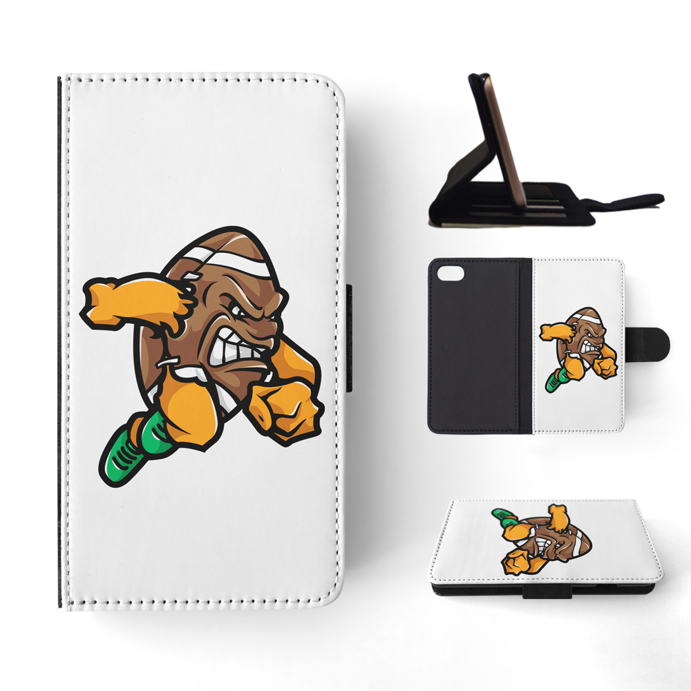 FLIP CASE FOR APPLE IPHONE|AMERICAN FOOTBALL WITH FACE 2 - Picture 134 of 193