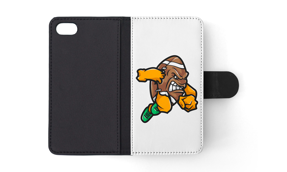 FLIP CASE FOR APPLE IPHONE|AMERICAN FOOTBALL WITH FACE 2 - Picture 137 of 193