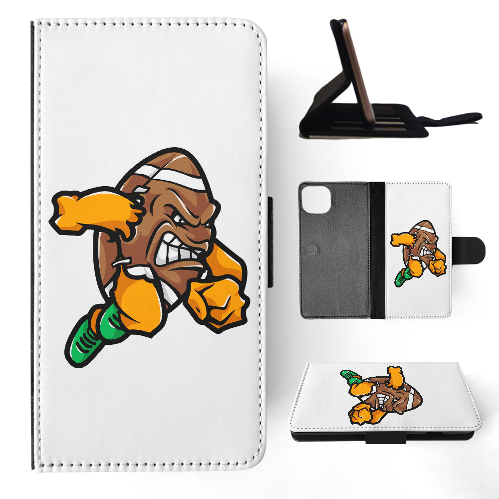 FLIP CASE FOR APPLE IPHONE|AMERICAN FOOTBALL WITH FACE 2 - Picture 36 of 193
