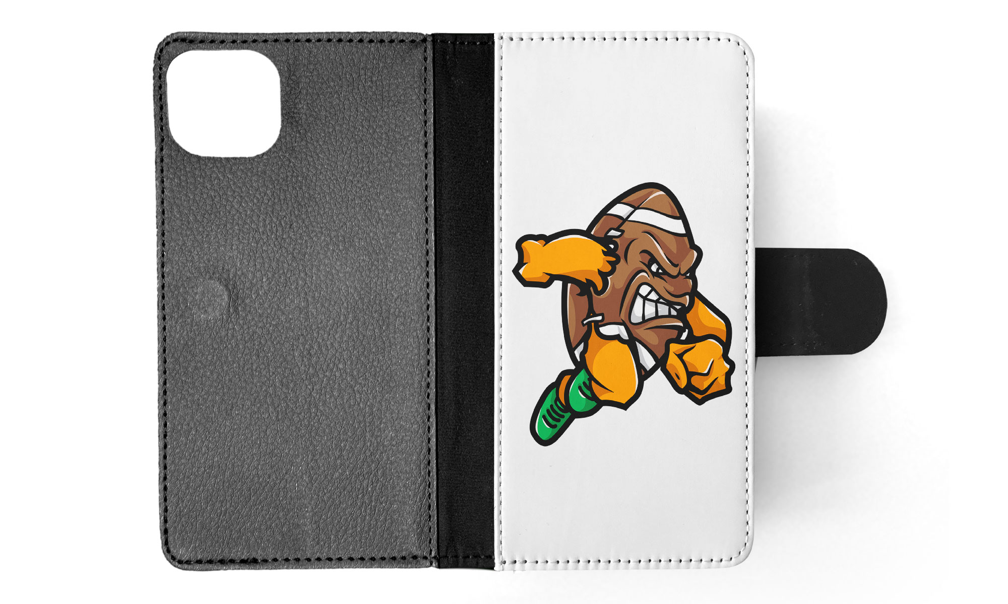 FLIP CASE FOR APPLE IPHONE|AMERICAN FOOTBALL WITH FACE 2 - Picture 39 of 193