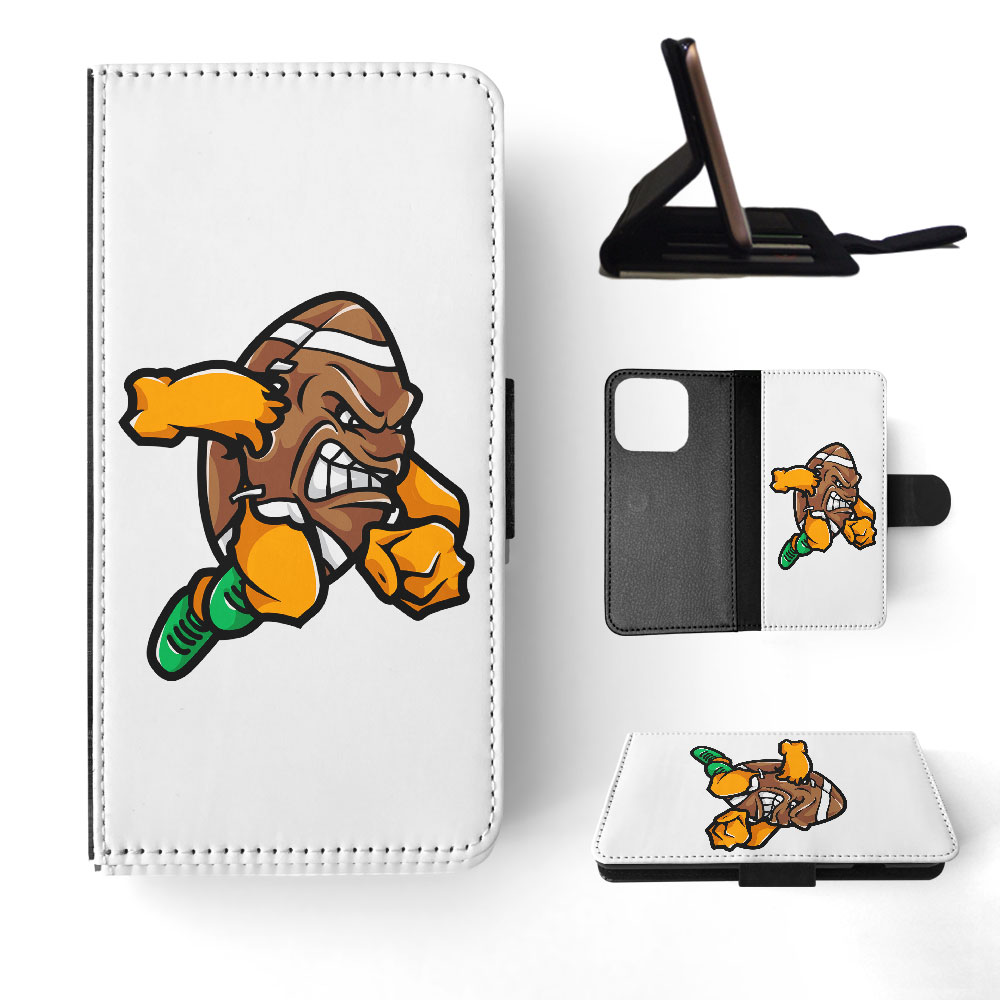 FLIP CASE FOR APPLE IPHONE|AMERICAN FOOTBALL WITH FACE 2 - Picture 31 of 193