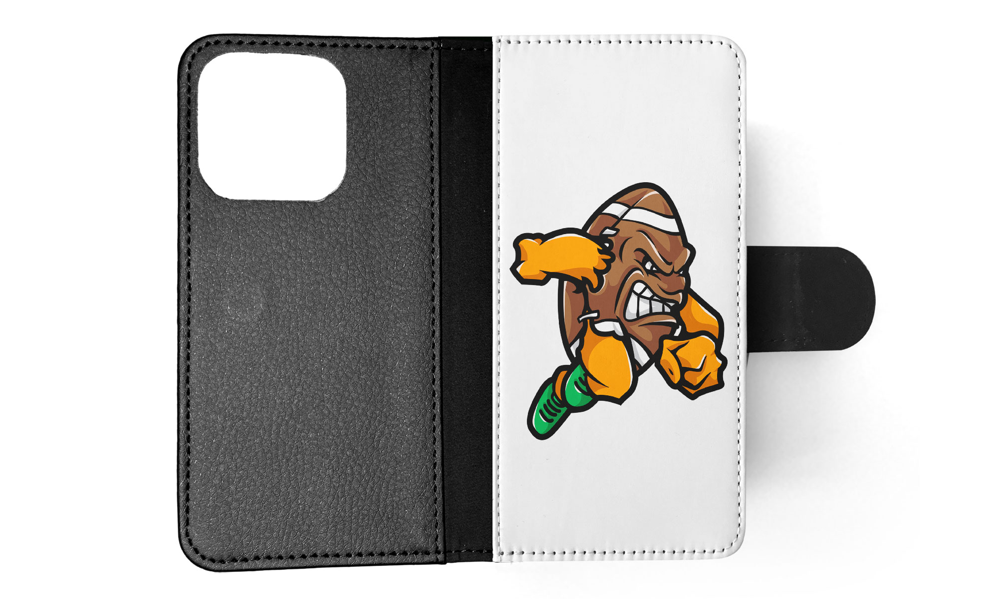 FLIP CASE FOR APPLE IPHONE|AMERICAN FOOTBALL WITH FACE 2 - Picture 34 of 193
