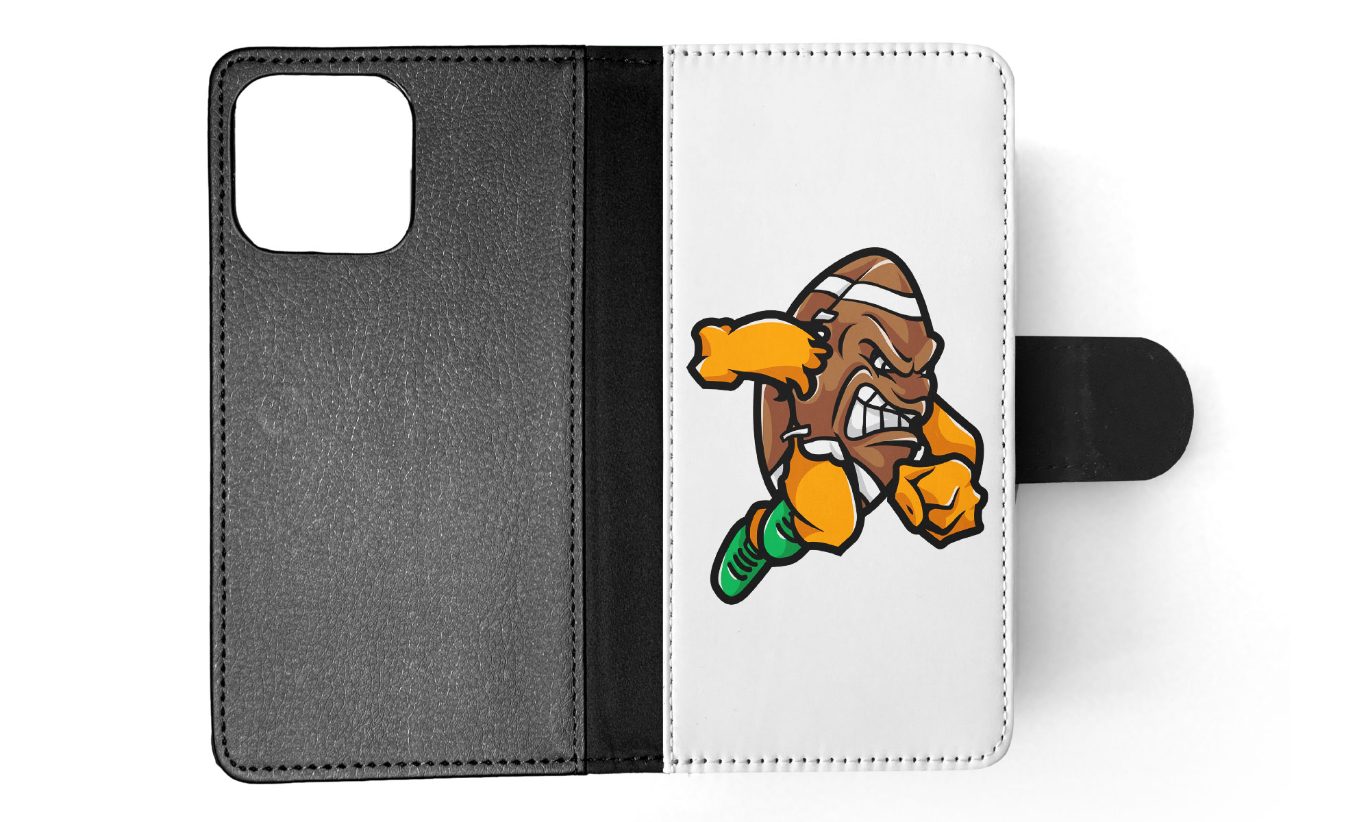 FLIP CASE FOR APPLE IPHONE|AMERICAN FOOTBALL WITH FACE 2 - Picture 29 of 193
