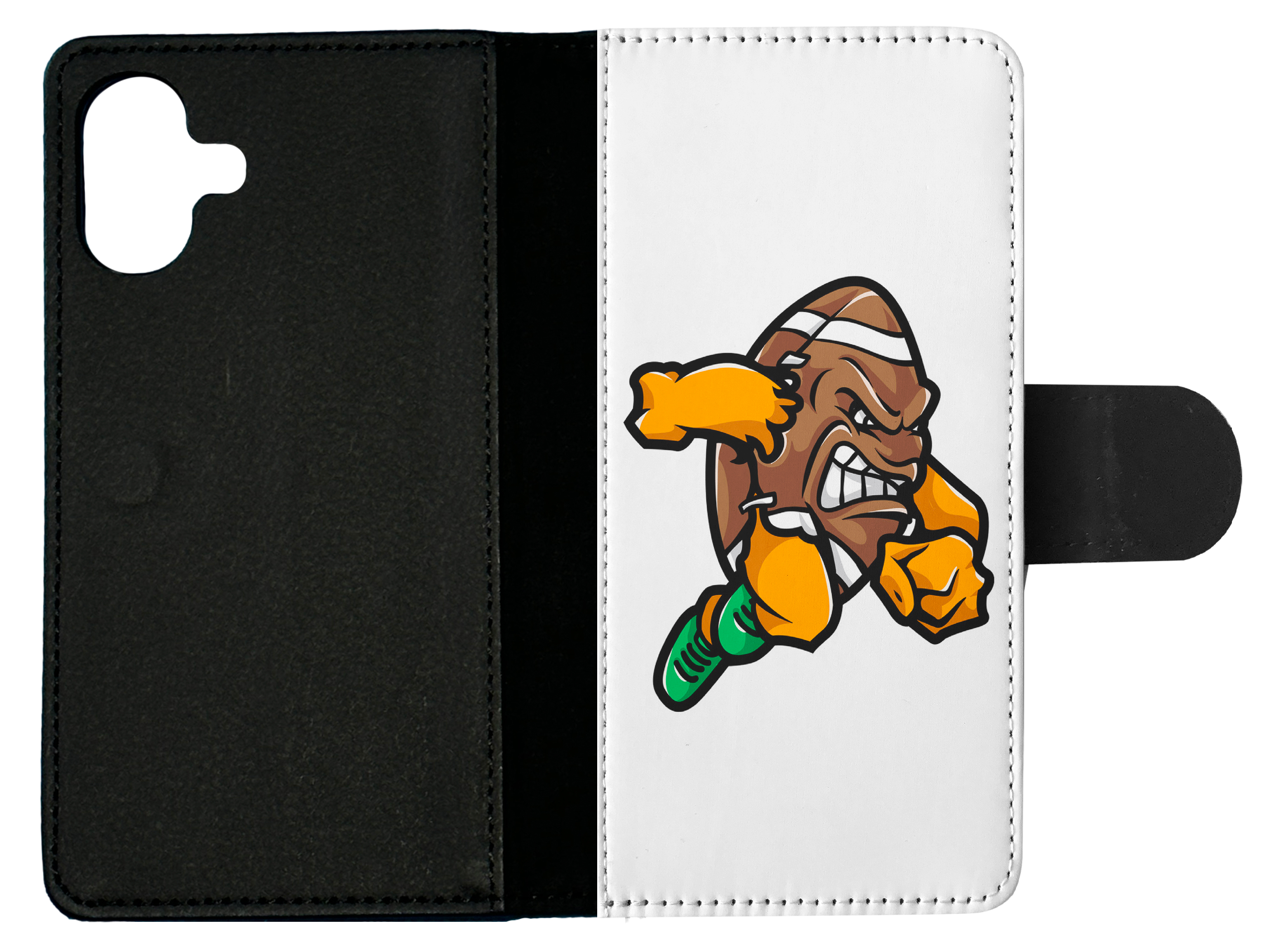 FLIP CASE FOR APPLE IPHONE|AMERICAN FOOTBALL WITH FACE 2 - Picture 19 of 193