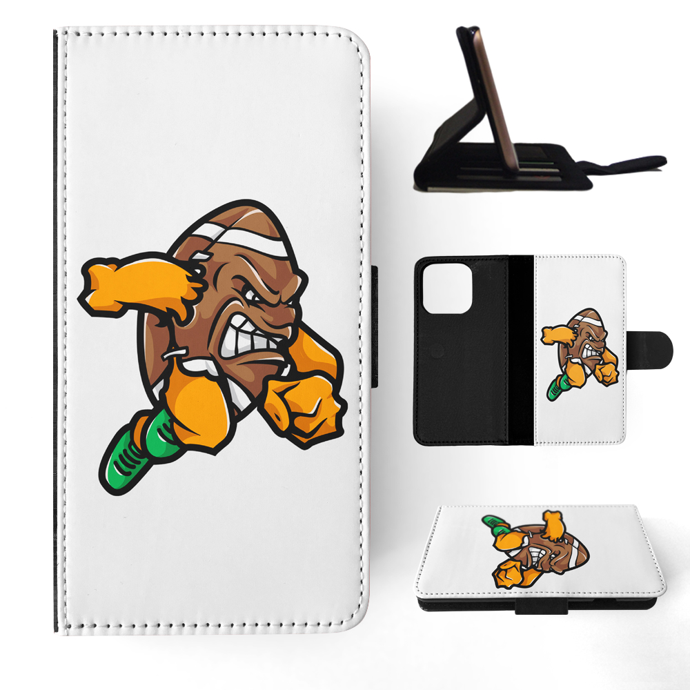FLIP CASE FOR APPLE IPHONE|AMERICAN FOOTBALL WITH FACE 2 - Picture 11 of 193