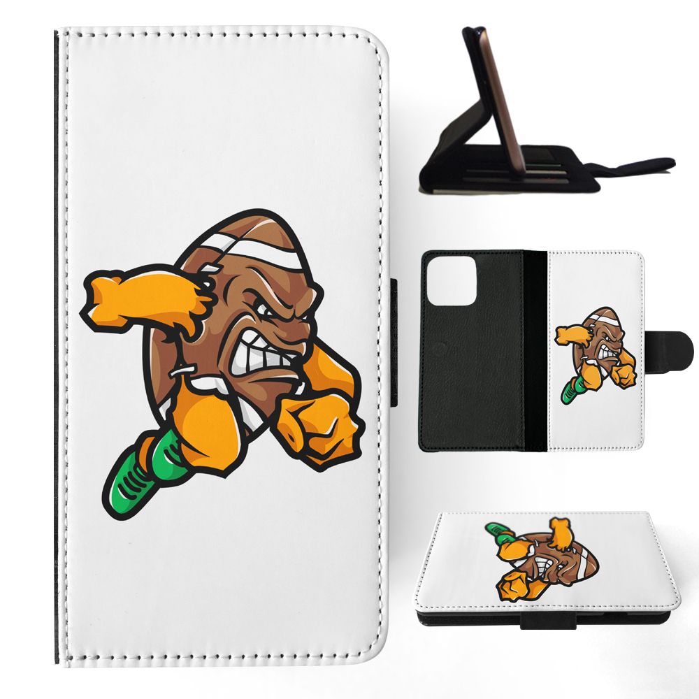 FLIP CASE FOR APPLE IPHONE|AMERICAN FOOTBALL WITH FACE 2 - Picture 6 of 193