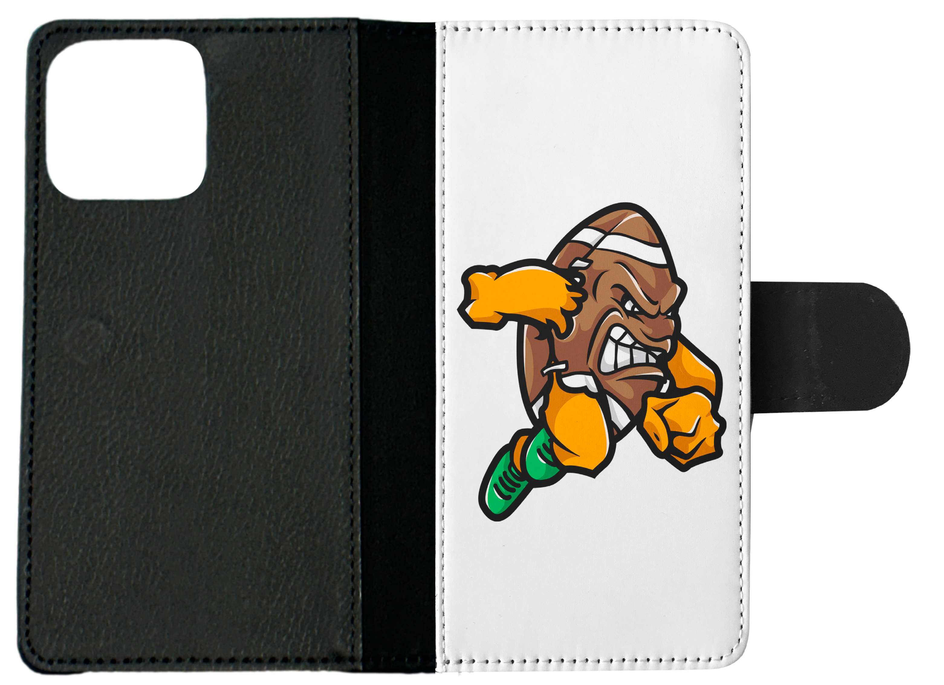 FLIP CASE FOR APPLE IPHONE|AMERICAN FOOTBALL WITH FACE 2 - Picture 9 of 193
