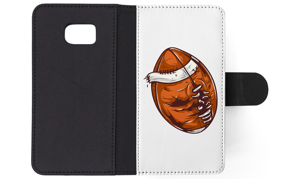 FLIP CASE FOR SAMSUNG GALAXY|AMERICAN FOOTBALL WITH FACE 3 - Picture 114 of 120