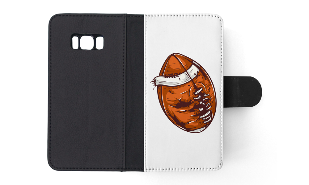 FLIP CASE FOR SAMSUNG GALAXY|AMERICAN FOOTBALL WITH FACE 3 - Picture 109 of 120