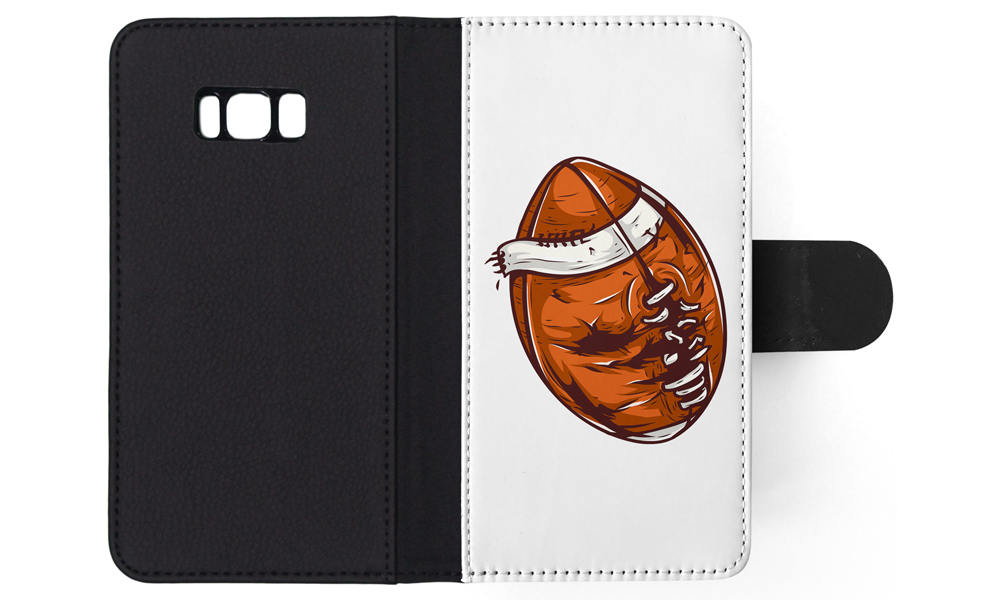 FLIP CASE FOR SAMSUNG GALAXY|AMERICAN FOOTBALL WITH FACE 3 - Picture 104 of 120