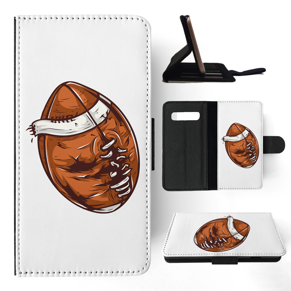 FLIP CASE FOR SAMSUNG GALAXY|AMERICAN FOOTBALL WITH FACE 3 - Picture 86 of 120