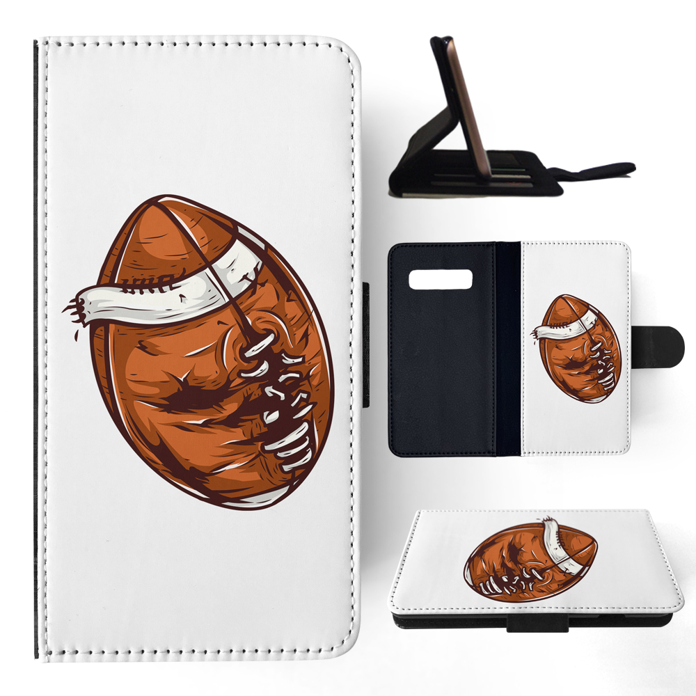 FLIP CASE FOR SAMSUNG GALAXY|AMERICAN FOOTBALL WITH FACE 3 - Picture 81 of 120