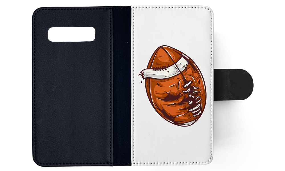 FLIP CASE FOR SAMSUNG GALAXY|AMERICAN FOOTBALL WITH FACE 3 - Picture 84 of 120
