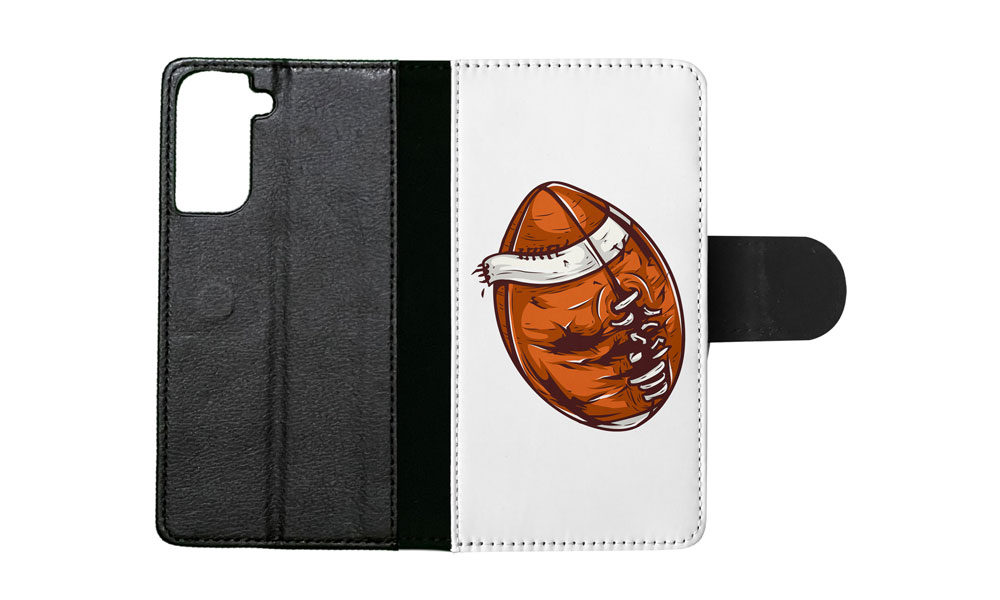 FLIP CASE FOR SAMSUNG GALAXY|AMERICAN FOOTBALL WITH FACE 3 - Picture 64 of 120
