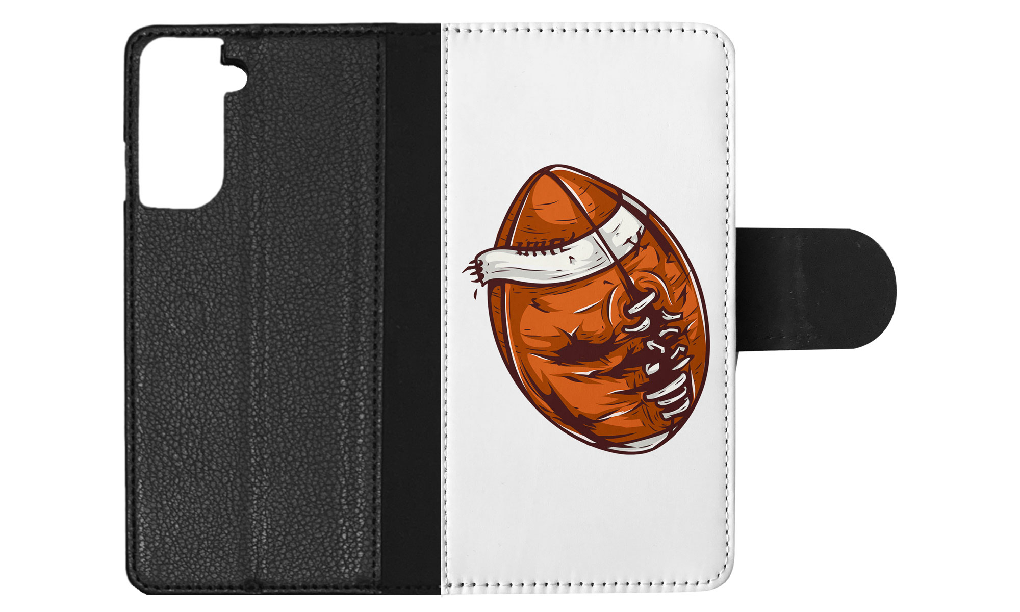 FLIP CASE FOR SAMSUNG GALAXY|AMERICAN FOOTBALL WITH FACE 3 - Picture 59 of 120