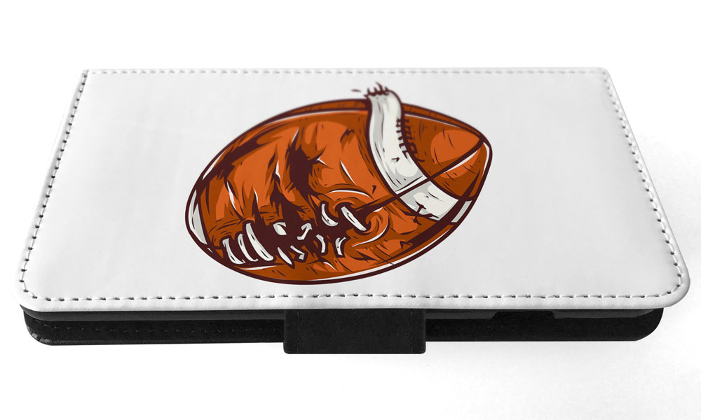 FLIP CASE FOR SAMSUNG GALAXY|AMERICAN FOOTBALL WITH FACE 3 - Picture 53 of 120