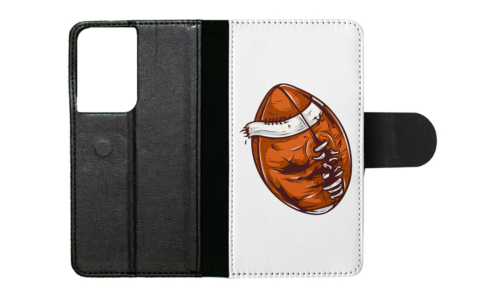 FLIP CASE FOR SAMSUNG GALAXY|AMERICAN FOOTBALL WITH FACE 3 - Picture 54 of 120