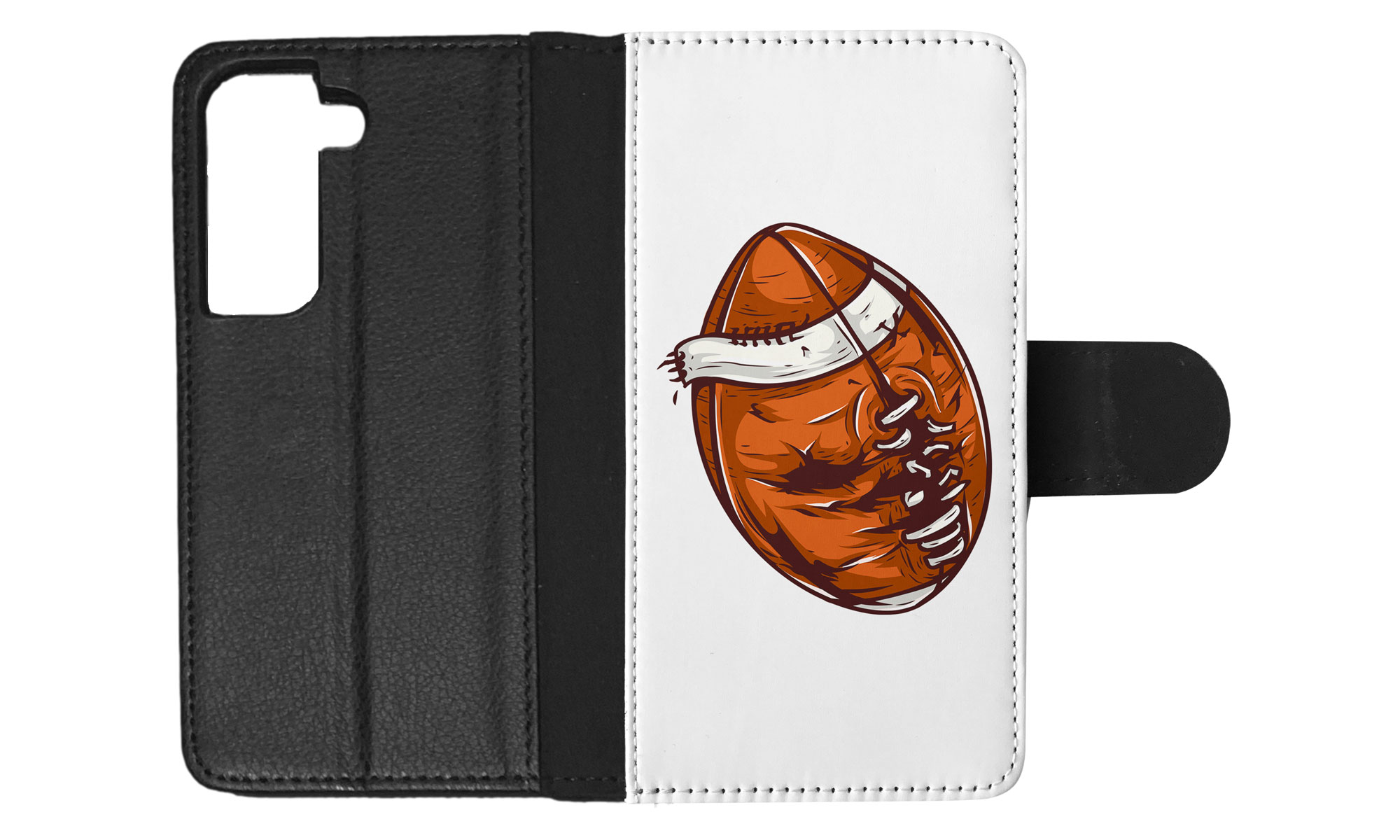 FLIP CASE FOR SAMSUNG GALAXY|AMERICAN FOOTBALL WITH FACE 3 - Picture 49 of 120