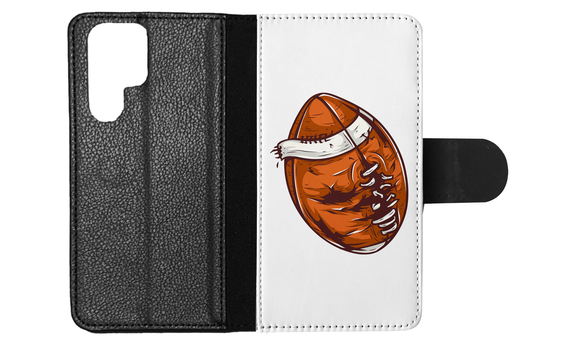 FLIP CASE FOR SAMSUNG GALAXY|AMERICAN FOOTBALL WITH FACE 3 - Picture 39 of 120