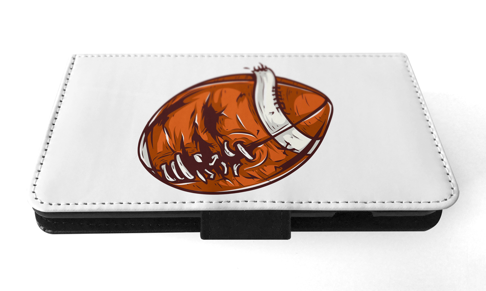 FLIP CASE FOR SAMSUNG GALAXY|AMERICAN FOOTBALL WITH FACE 3 - Picture 118 of 120