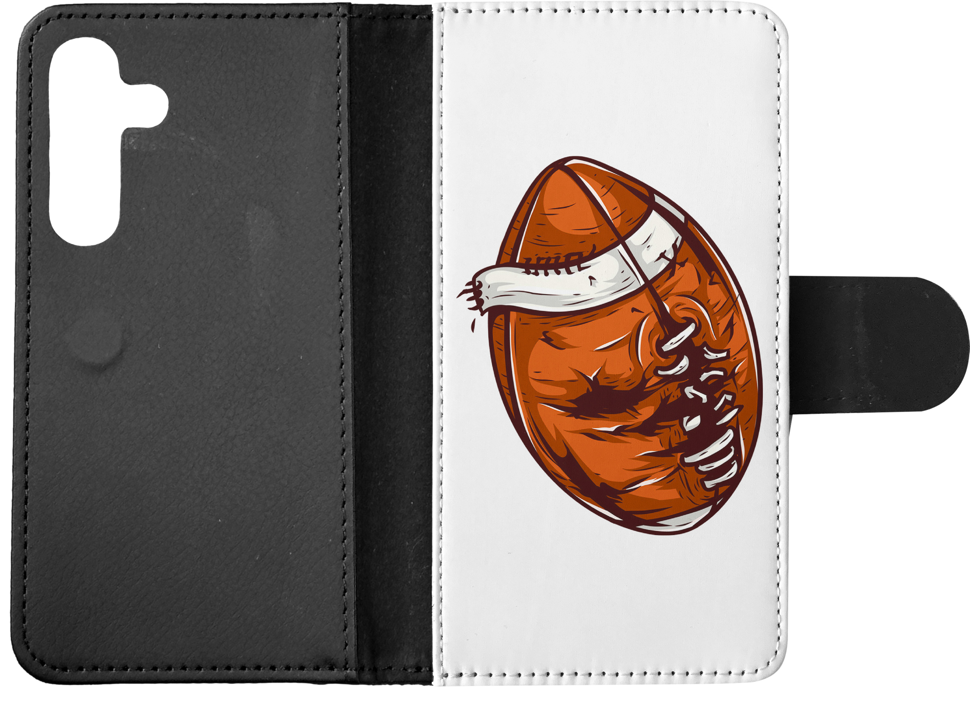 FLIP CASE FOR SAMSUNG GALAXY|AMERICAN FOOTBALL WITH FACE 3 - Picture 19 of 120