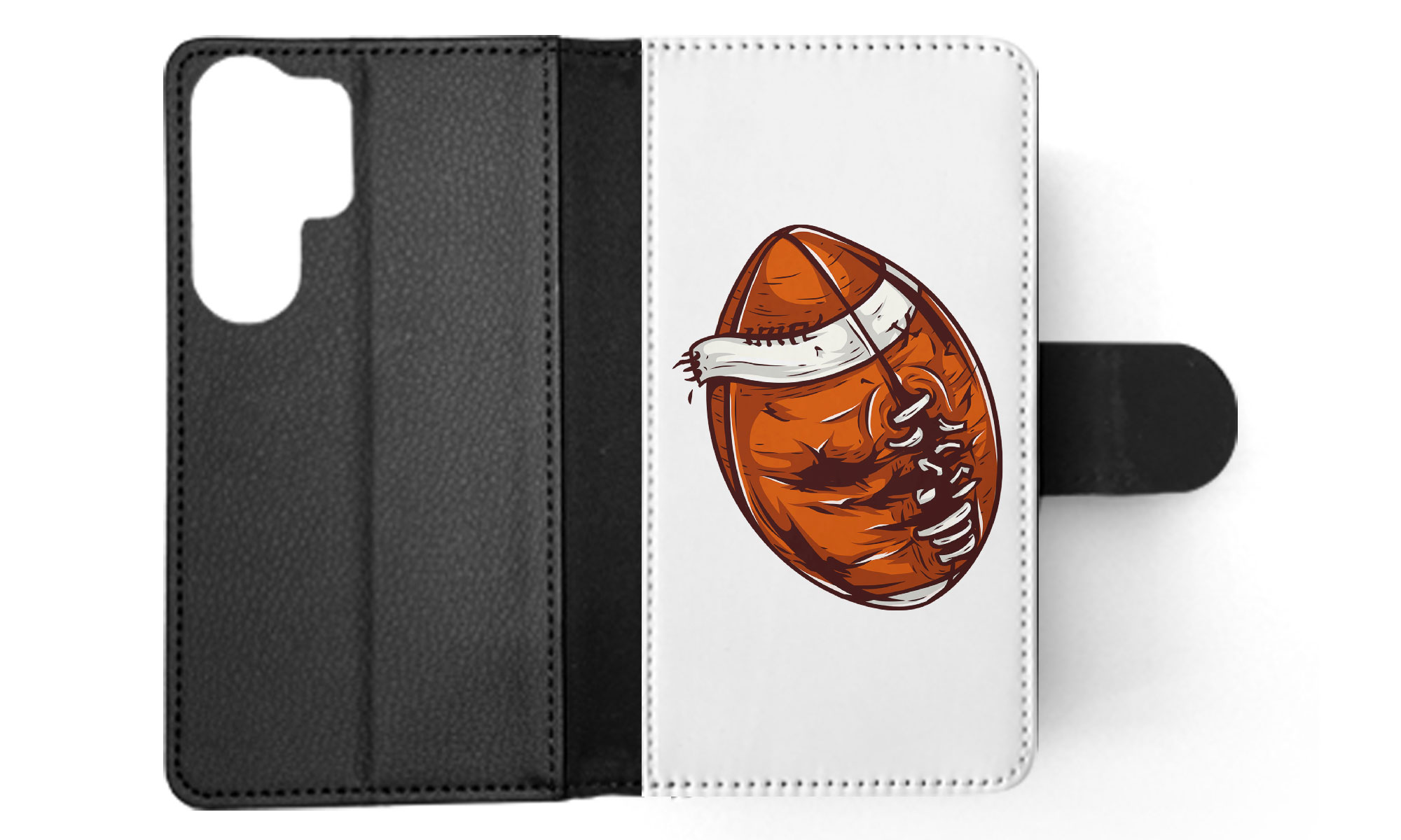 FLIP CASE FOR SAMSUNG GALAXY|AMERICAN FOOTBALL WITH FACE 3 - Picture 24 of 120