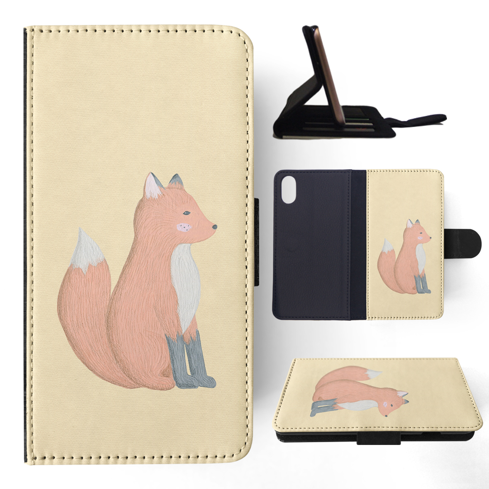 FLIP CASE FOR APPLE IPHONE|FOX SKETCH ART 1 - Picture 114 of 193
