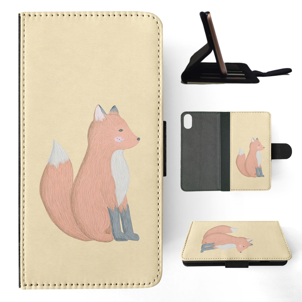 FLIP CASE FOR APPLE IPHONE|FOX SKETCH ART 1 - Picture 119 of 193