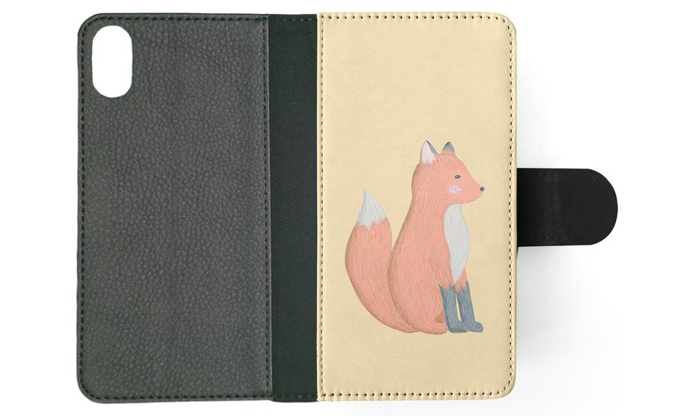 FLIP CASE FOR APPLE IPHONE|FOX SKETCH ART 1 - Picture 122 of 193