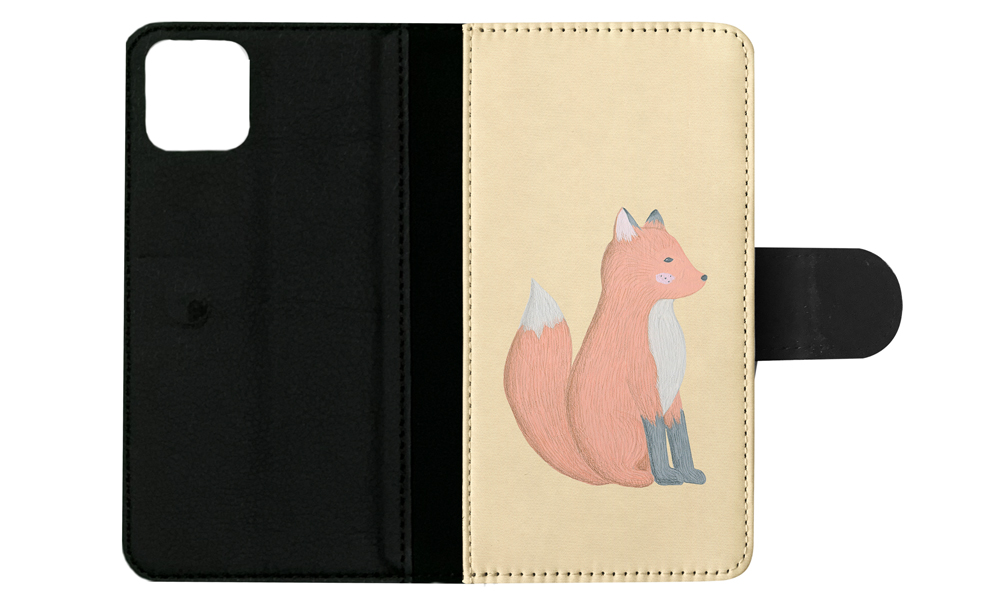 FLIP CASE FOR APPLE IPHONE|FOX SKETCH ART 1 - Picture 107 of 193