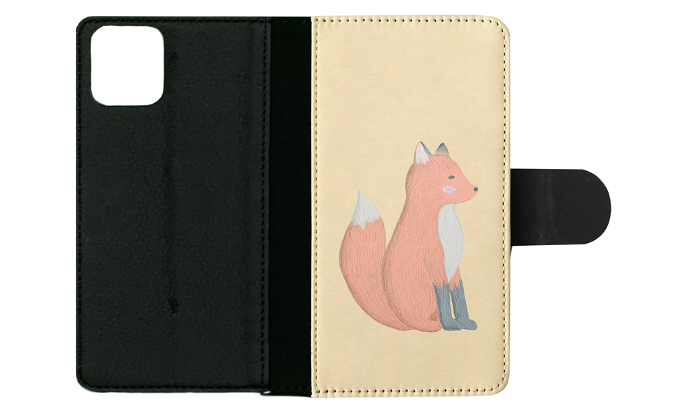 FLIP CASE FOR APPLE IPHONE|FOX SKETCH ART 1 - Picture 102 of 193