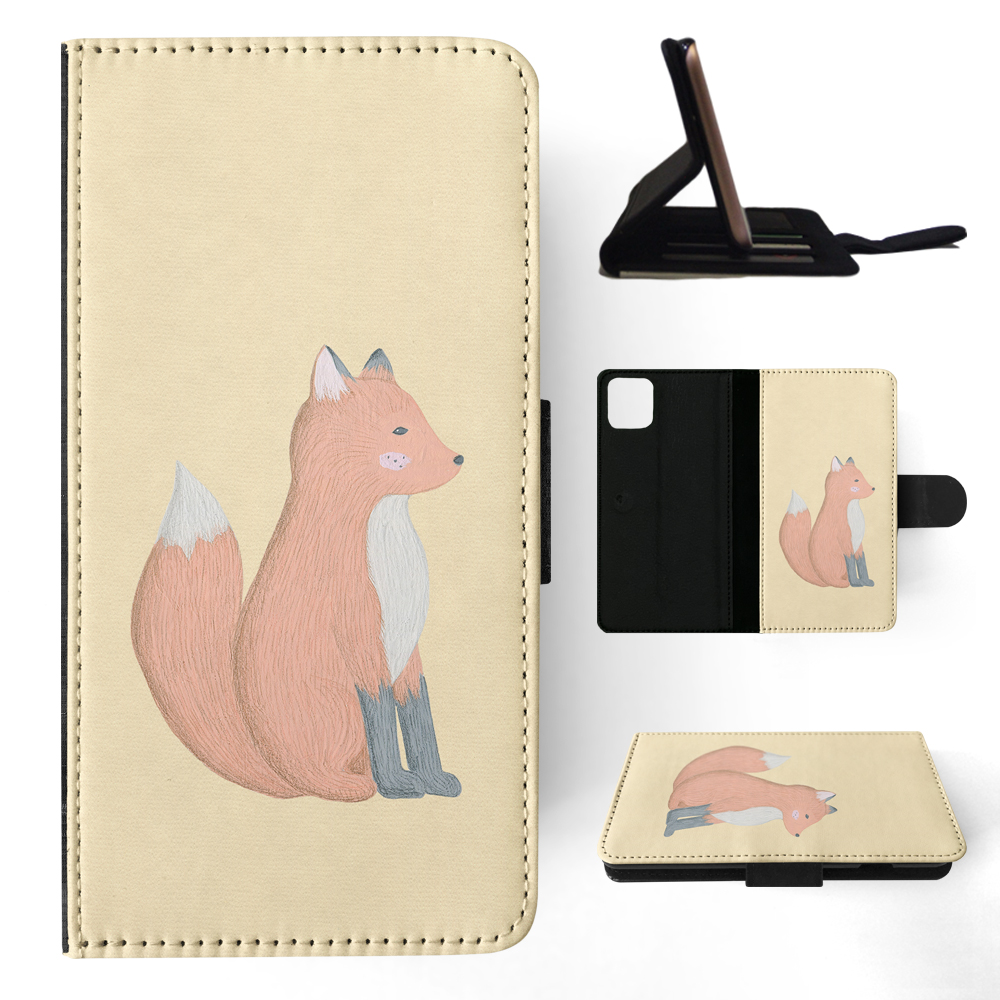 FLIP CASE FOR APPLE IPHONE|FOX SKETCH ART 1 - Picture 94 of 193