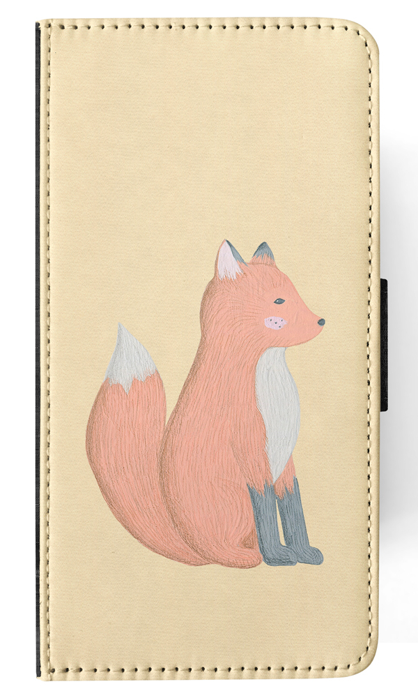 FLIP CASE FOR APPLE IPHONE|FOX SKETCH ART 1 - Picture 95 of 193