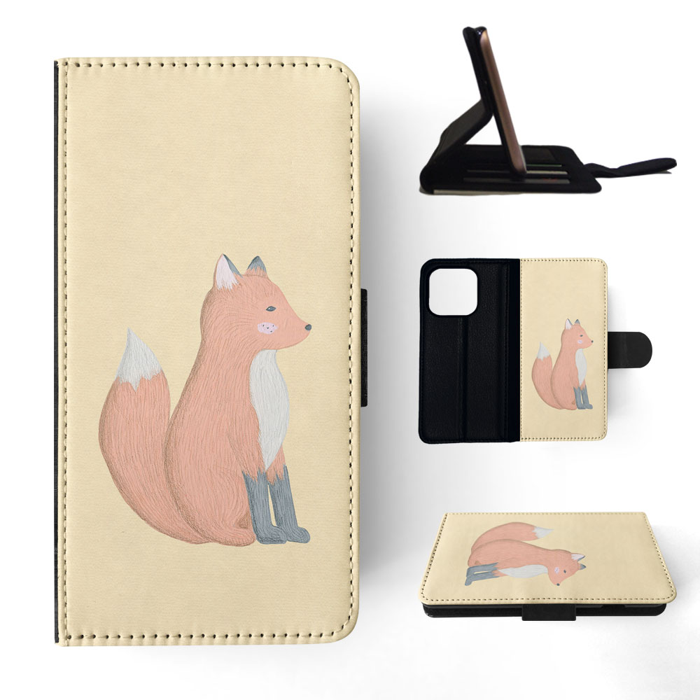 FLIP CASE FOR APPLE IPHONE|FOX SKETCH ART 1 - Picture 71 of 193