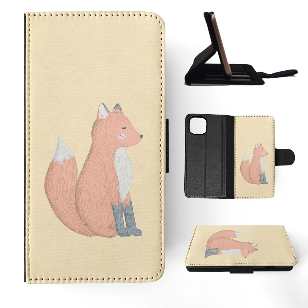 FLIP CASE FOR APPLE IPHONE|FOX SKETCH ART 1 - Picture 56 of 193