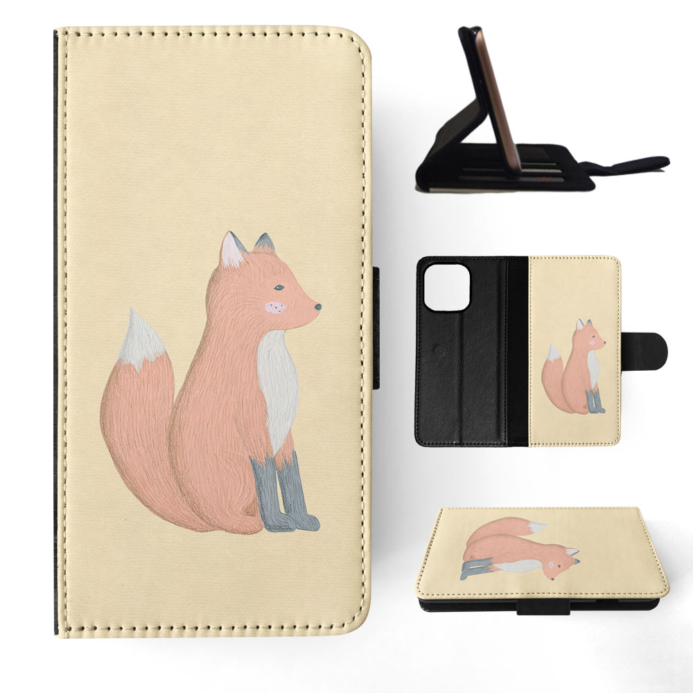 FLIP CASE FOR APPLE IPHONE|FOX SKETCH ART 1 - Picture 46 of 193