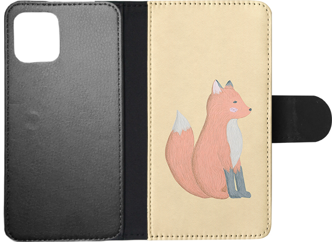 FLIP CASE FOR APPLE IPHONE|FOX SKETCH ART 1 - Picture 86 of 193
