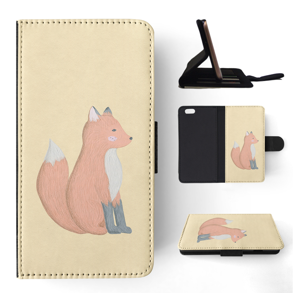 FLIP CASE FOR APPLE IPHONE|FOX SKETCH ART 1 - Picture 159 of 193
