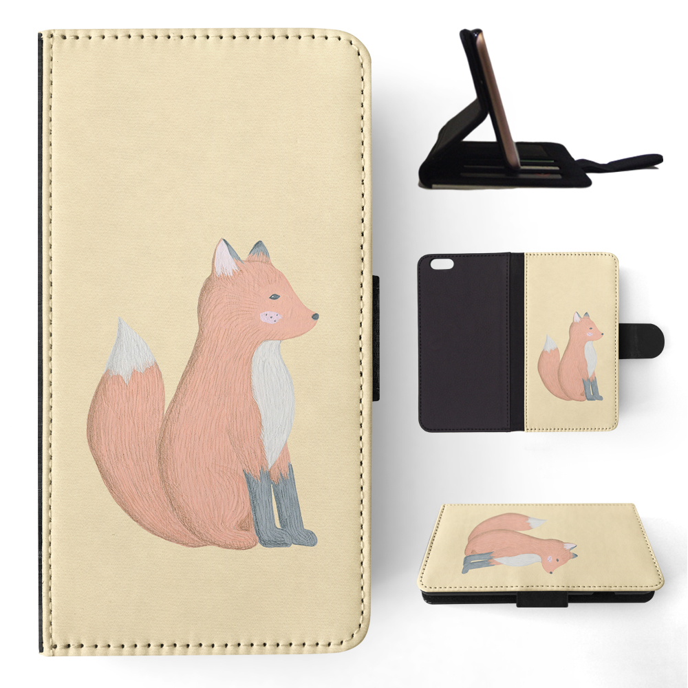FLIP CASE FOR APPLE IPHONE|FOX SKETCH ART 1 - Picture 149 of 193