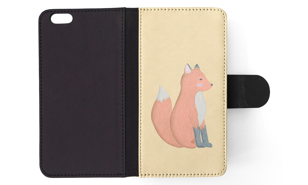 FLIP CASE FOR APPLE IPHONE|FOX SKETCH ART 1 - Picture 152 of 193