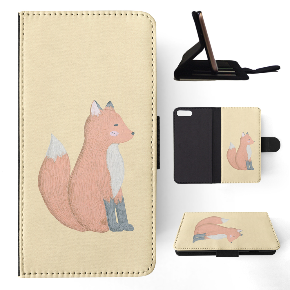 FLIP CASE FOR APPLE IPHONE|FOX SKETCH ART 1 - Picture 129 of 193