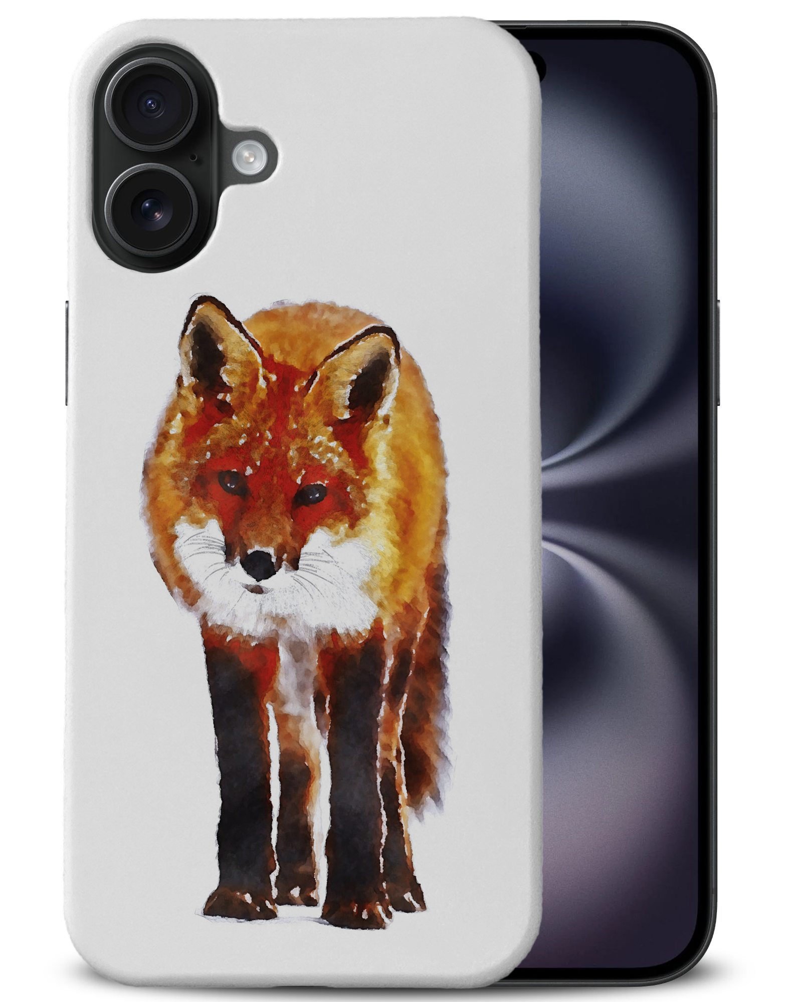 CASE COVER FOR APPLE IPHONE|WATERCOLOR FOX - Picture 4 of 44