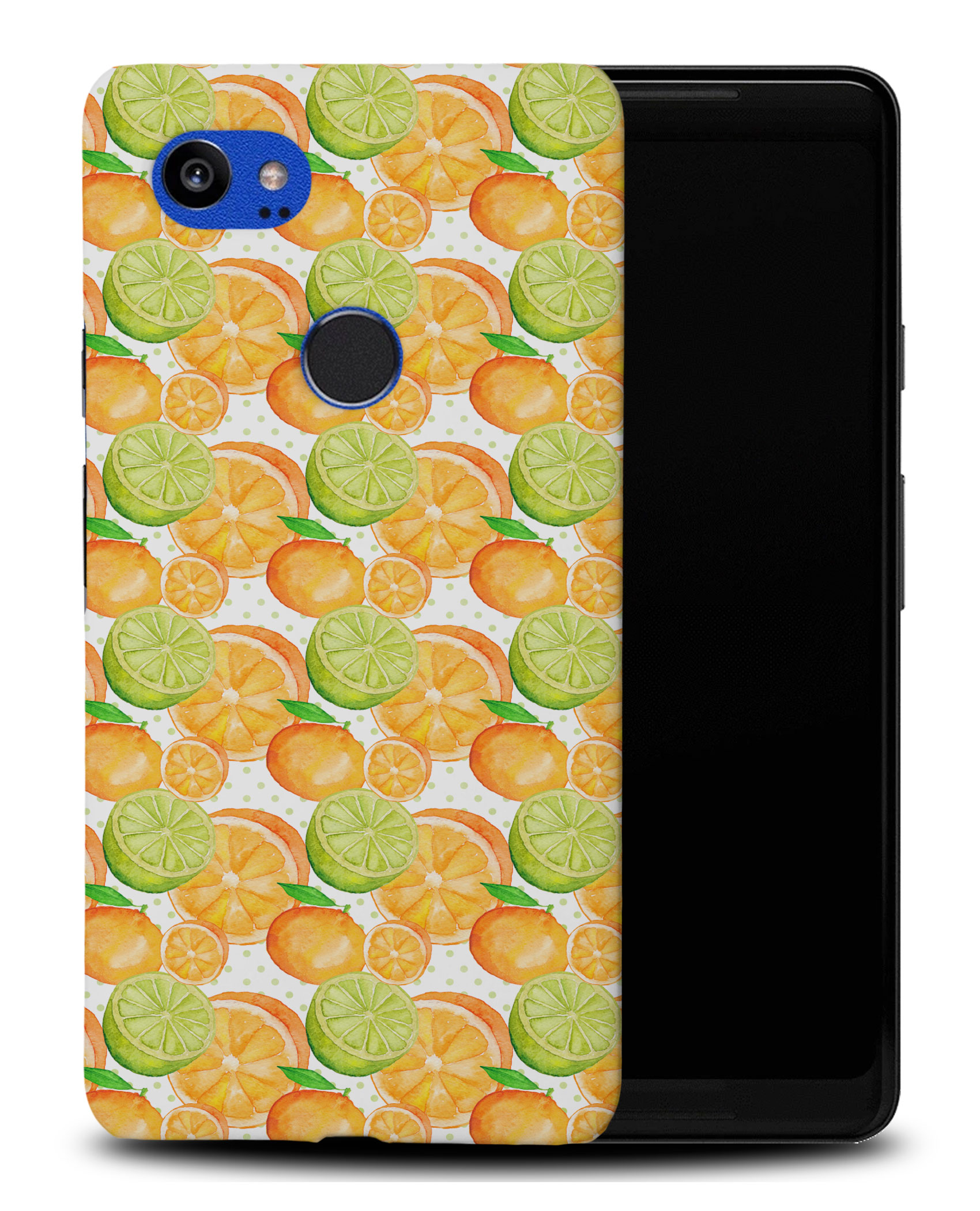 CASE COVER FOR GOOGLE PIXEL|ORANGE FRUIT LEMON PATTERN - Picture 8 of 11