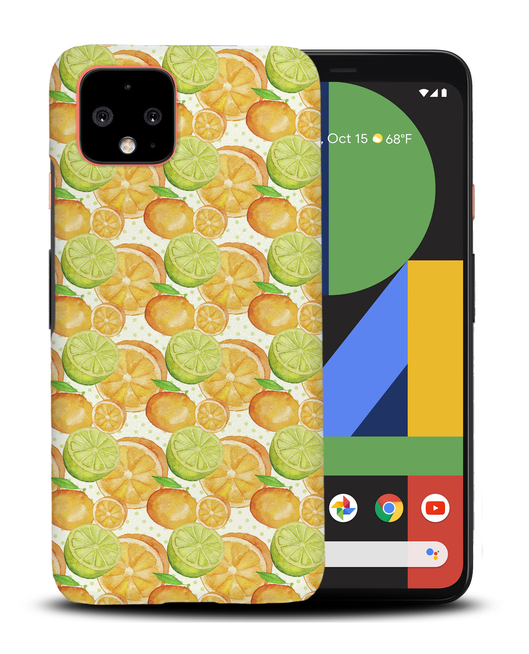 CASE COVER FOR GOOGLE PIXEL|ORANGE FRUIT LEMON PATTERN - Picture 4 of 11