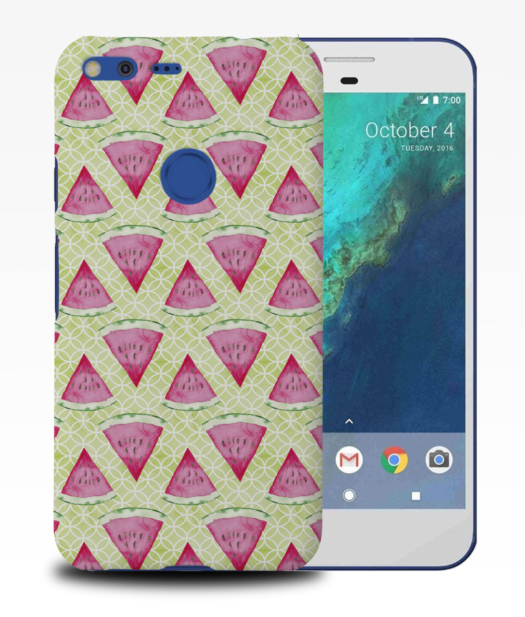 CASE COVER FOR GOOGLE PIXEL|WATERMELON FRUIT PATTERN - Picture 10 of 11