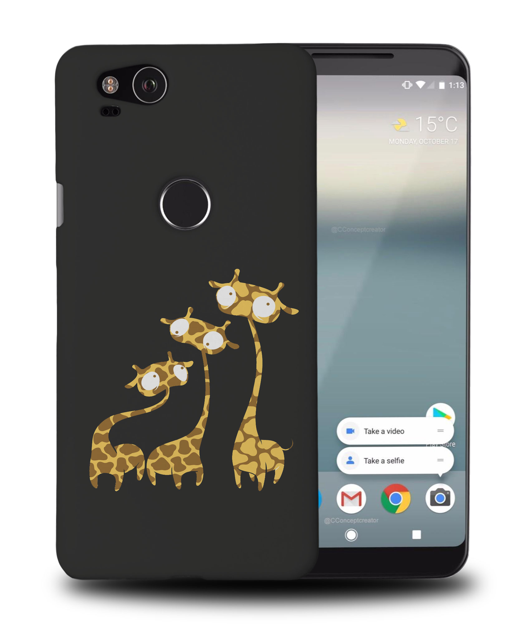 CASE COVER FOR GOOGLE PIXEL|MINIMALIST GIRAFFE 2 - 第 9/11 張圖片