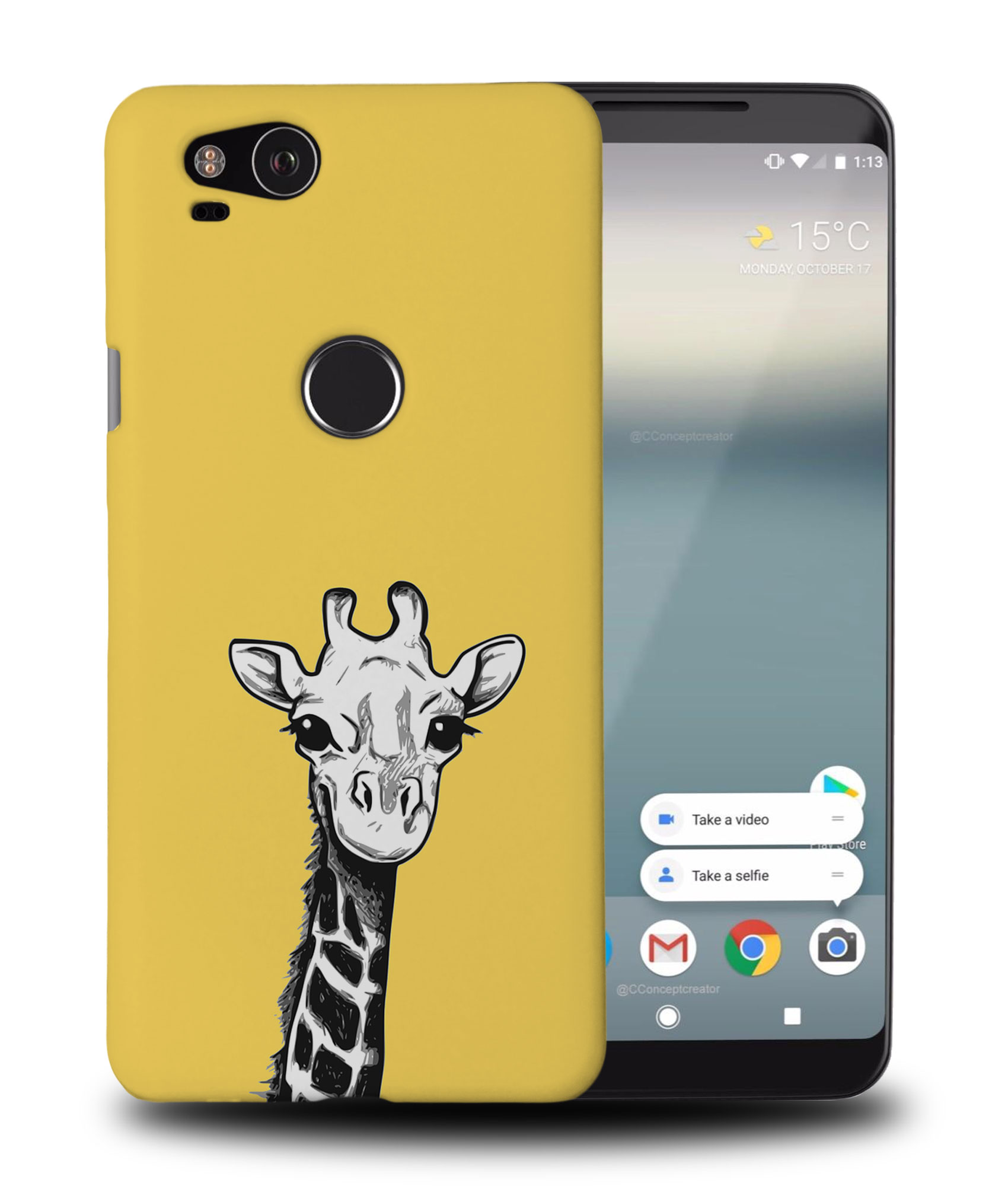 FUNDA FUNDA PARA GOOGLE PIXEL|MINIMALISTA JIRAFA 3 - Imagen 9 de 11
