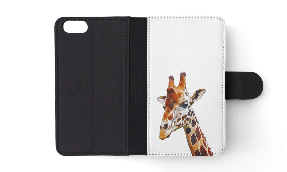 FLIP CASE FOR APPLE IPHONE|WATERCOLOR GIRAFFE 2 - Picture 172 of 193