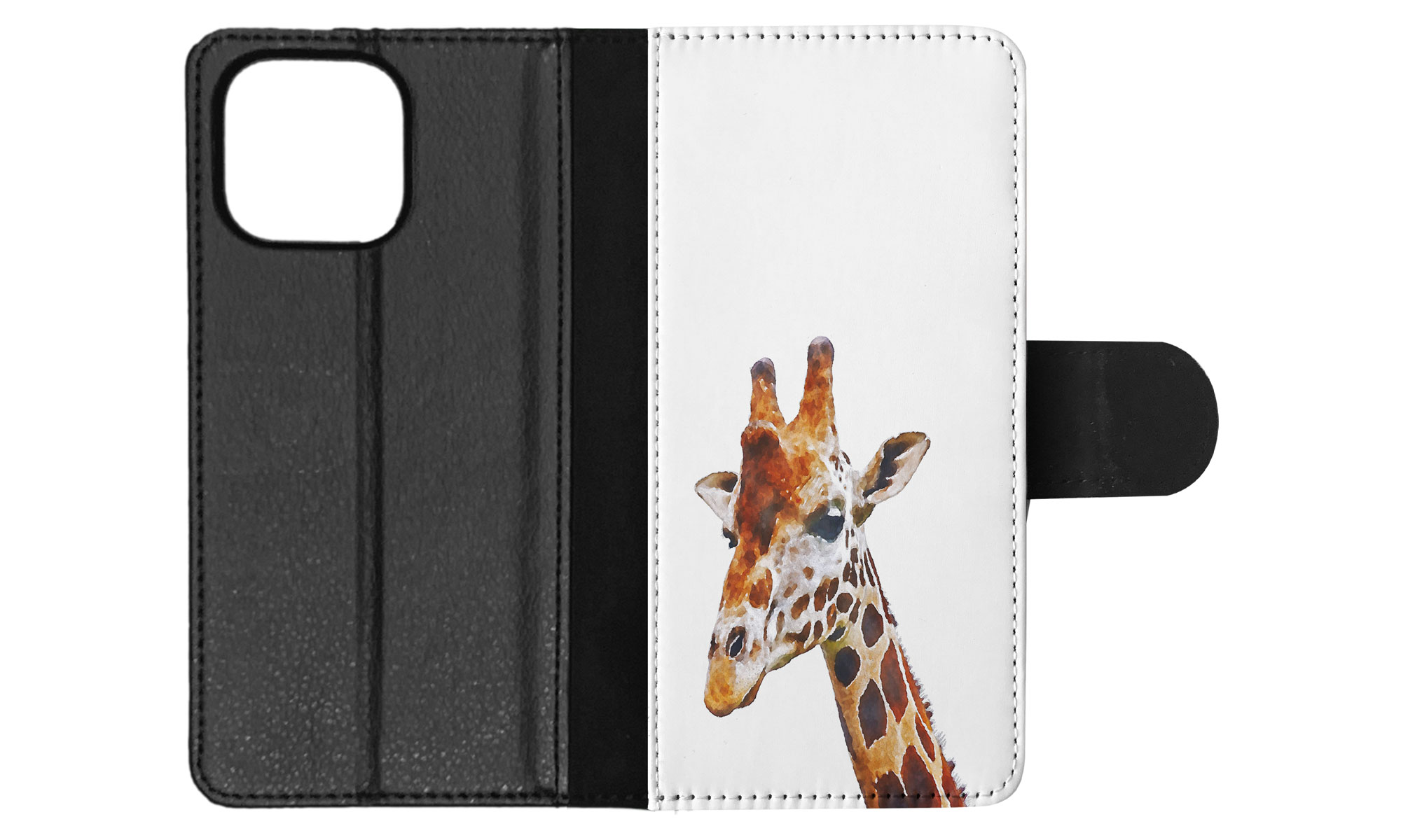 FLIP CASE FOR APPLE IPHONE|WATERCOLOR GIRAFFE 2 - Picture 69 of 193
