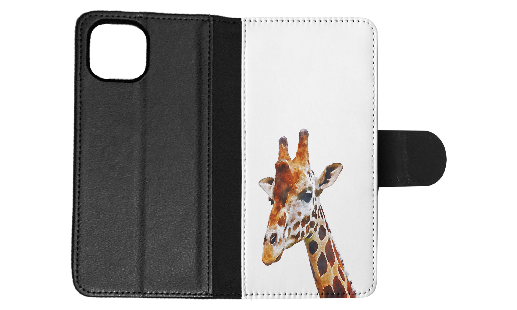 FLIP CASE FOR APPLE IPHONE|WATERCOLOR GIRAFFE 2 - Picture 59 of 193